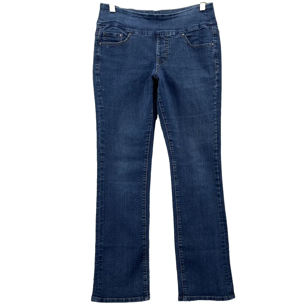 JagJeans High Rise Bootleg Jean Women 31x33* Rodeo Western Cowgirl Spandex Comfy